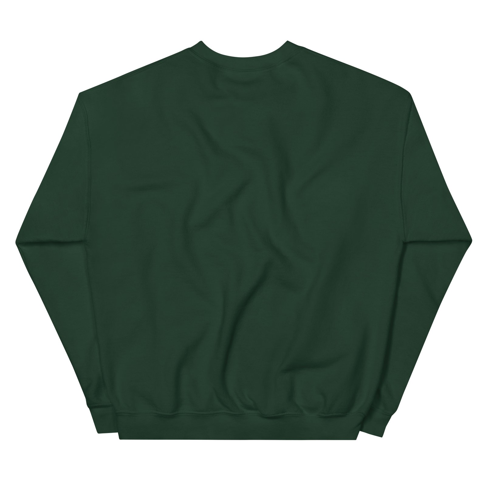 unisex crew neck sweatshirt forest green back 6927982eb8033