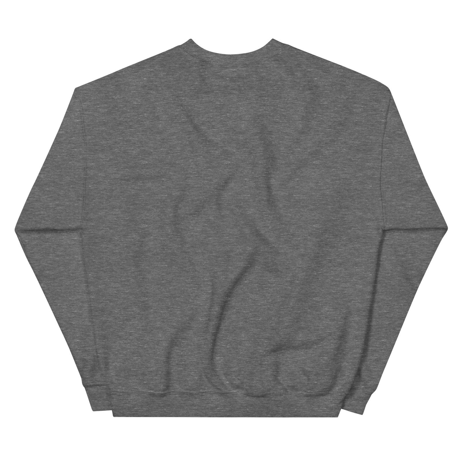 unisex crew neck sweatshirt graphite heather back 6927982f35fcf