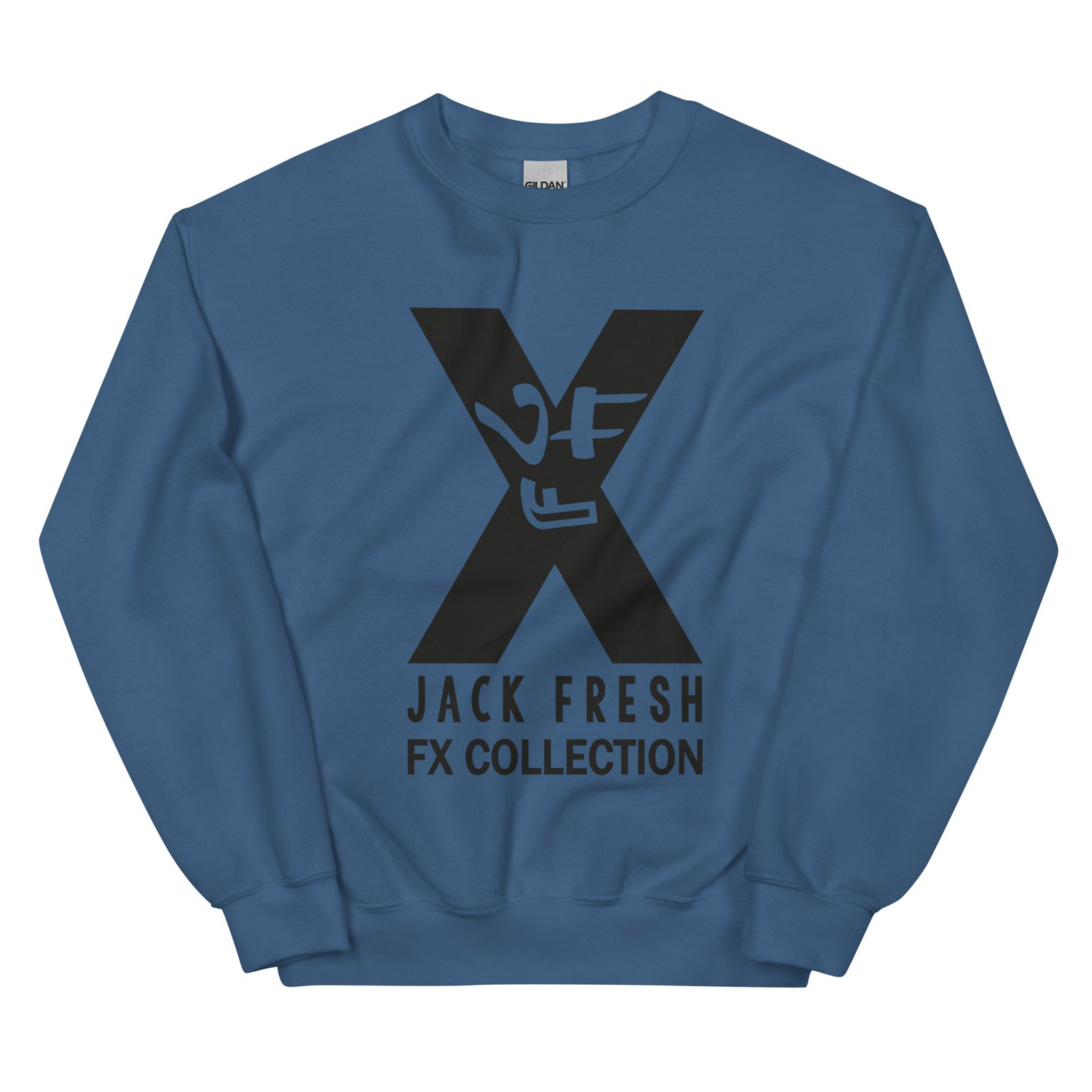 unisex crew neck sweatshirt indigo blue front 69289350c227c