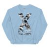 unisex crew neck sweatshirt light blue front 69275b10291d2