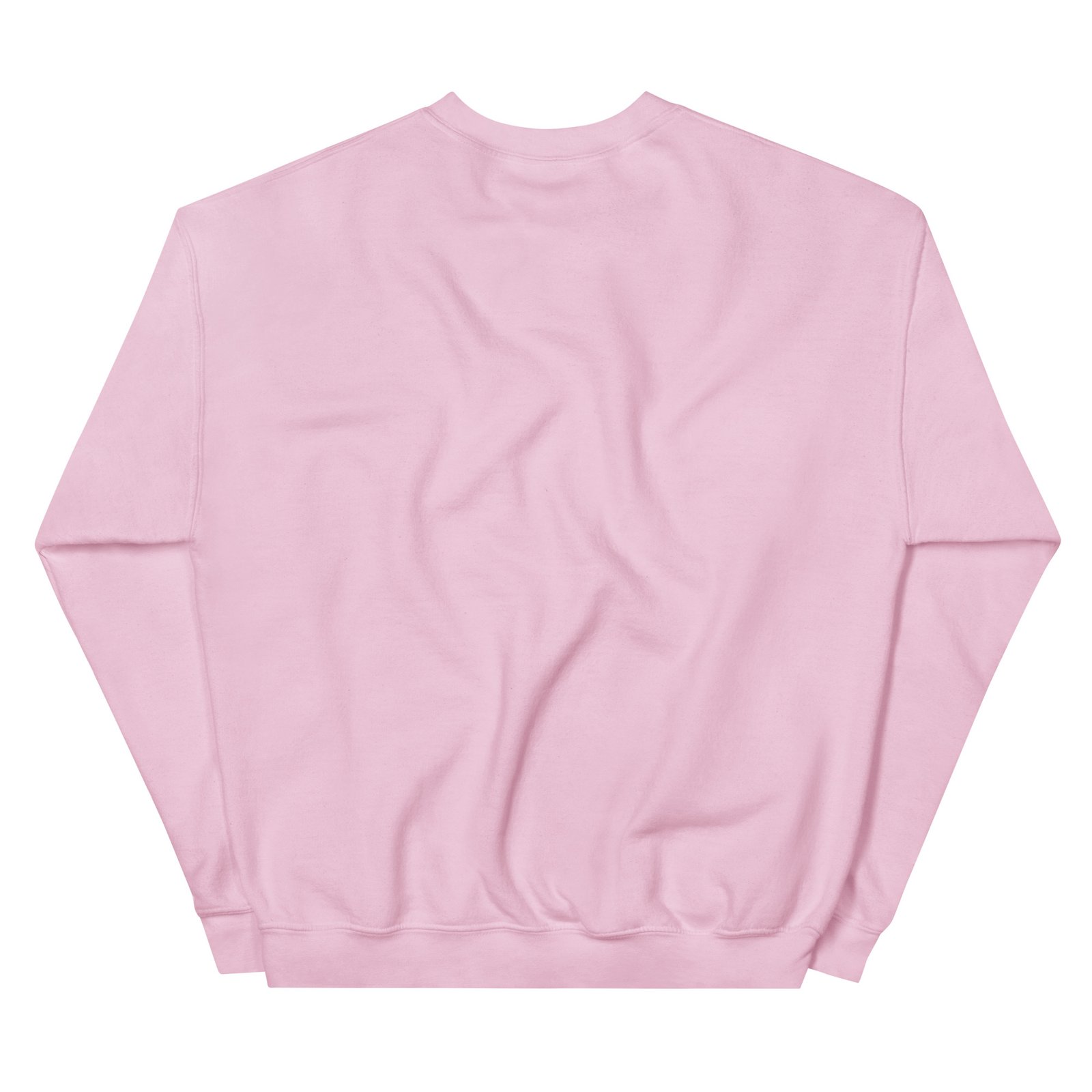 unisex crew neck sweatshirt light pink back 692798302c08c