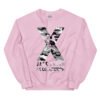 unisex crew neck sweatshirt light pink front 69275b1058a14
