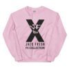unisex crew neck sweatshirt light pink front 69289351557ac