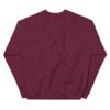 unisex crew neck sweatshirt maroon back 6927982ea3e58