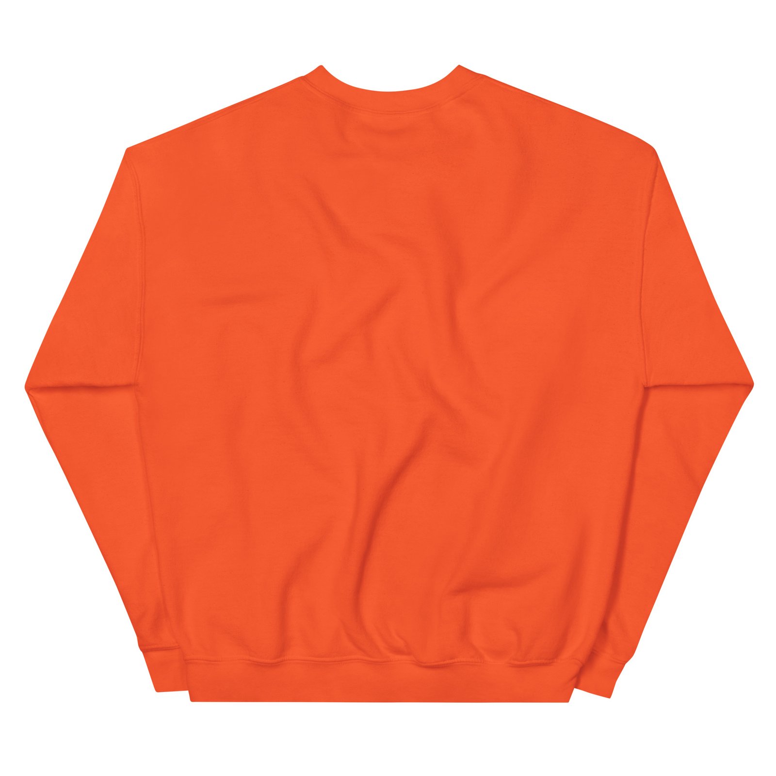 unisex crew neck sweatshirt orange back 69289350e9494