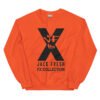 unisex crew neck sweatshirt orange front 69289350de8b7