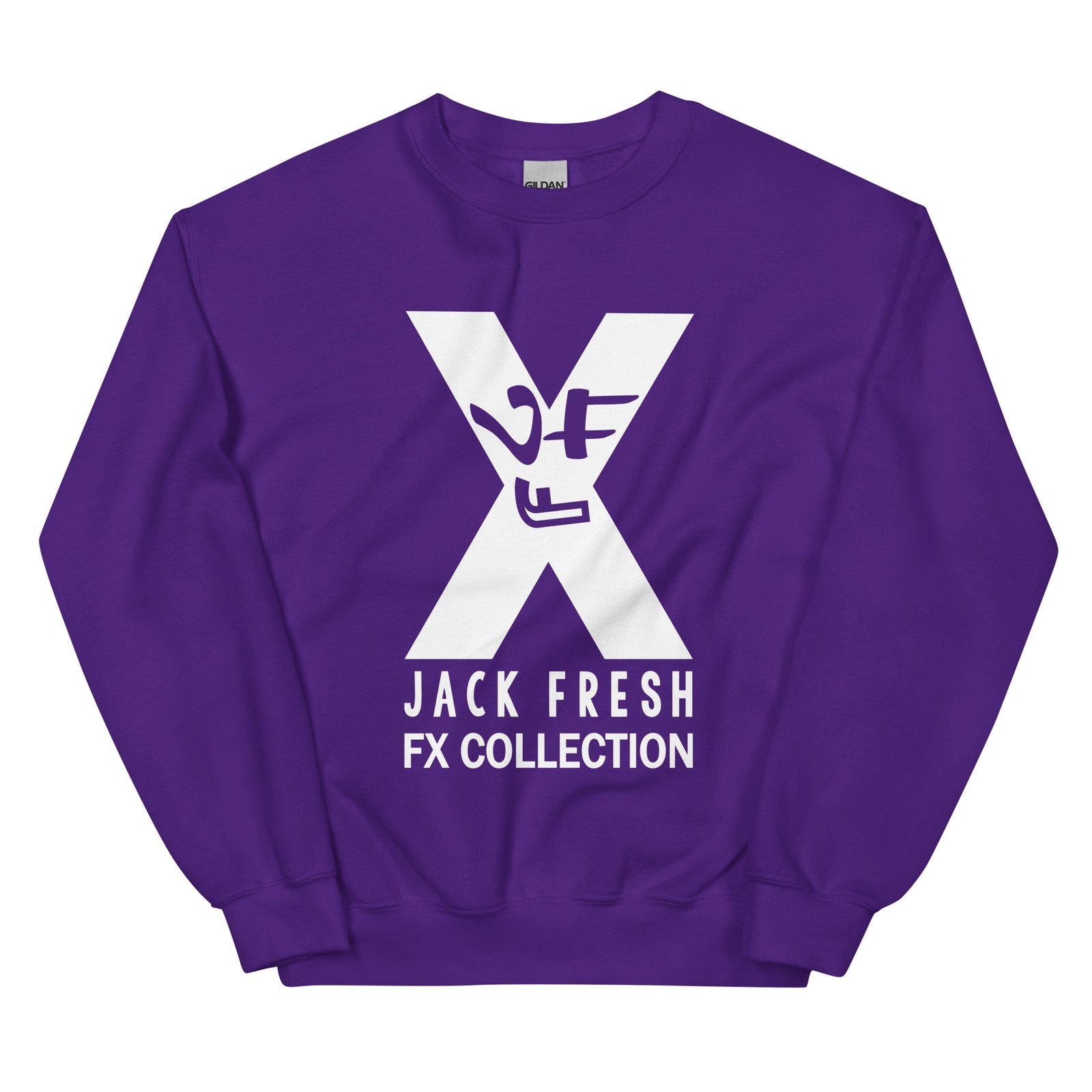 unisex crew neck sweatshirt purple front 6927982e8b9f3