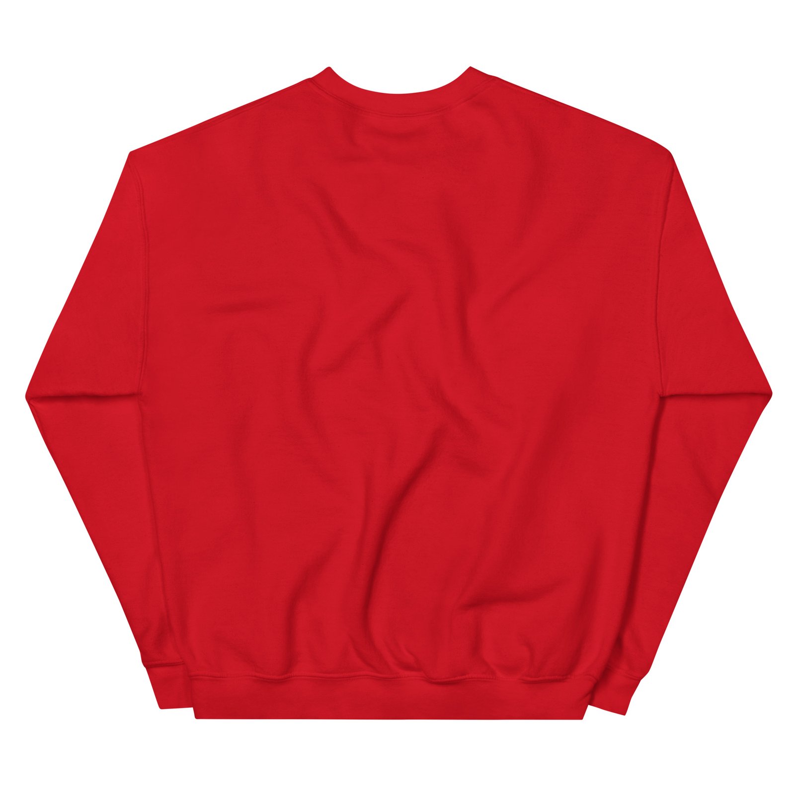 unisex crew neck sweatshirt red back 69289350b952f