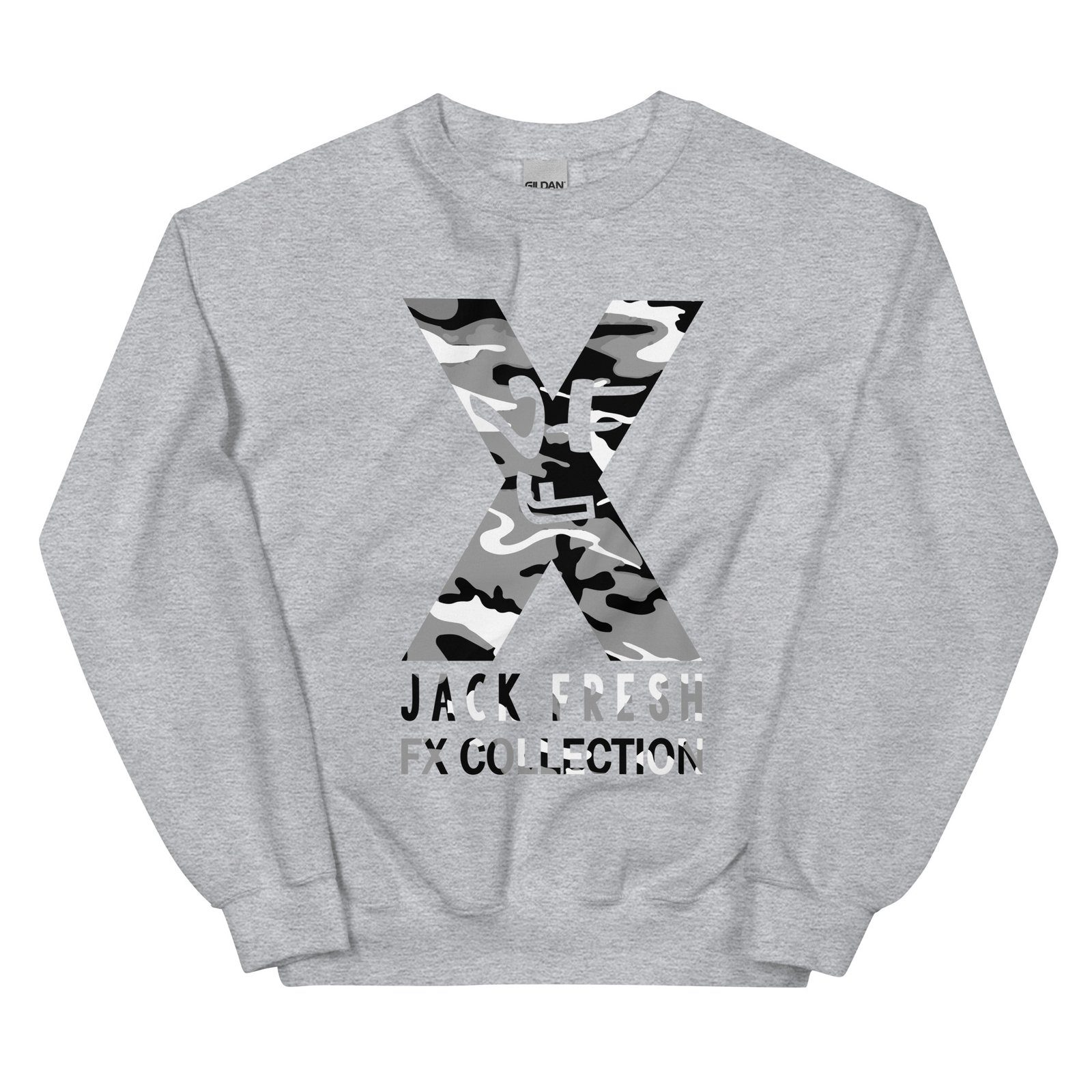 unisex crew neck sweatshirt sport grey front 69275b1041064
