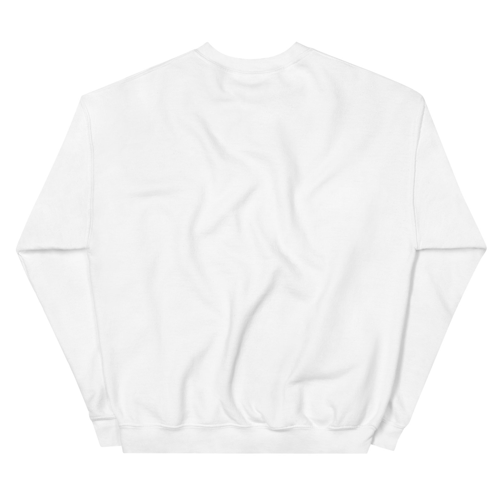 unisex crew neck sweatshirt white back 69289351754ba