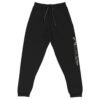 unisex joggers black front 6928a4f25bae4