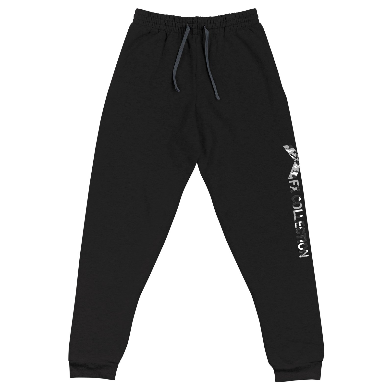unisex joggers black front 6928a6251f1e6