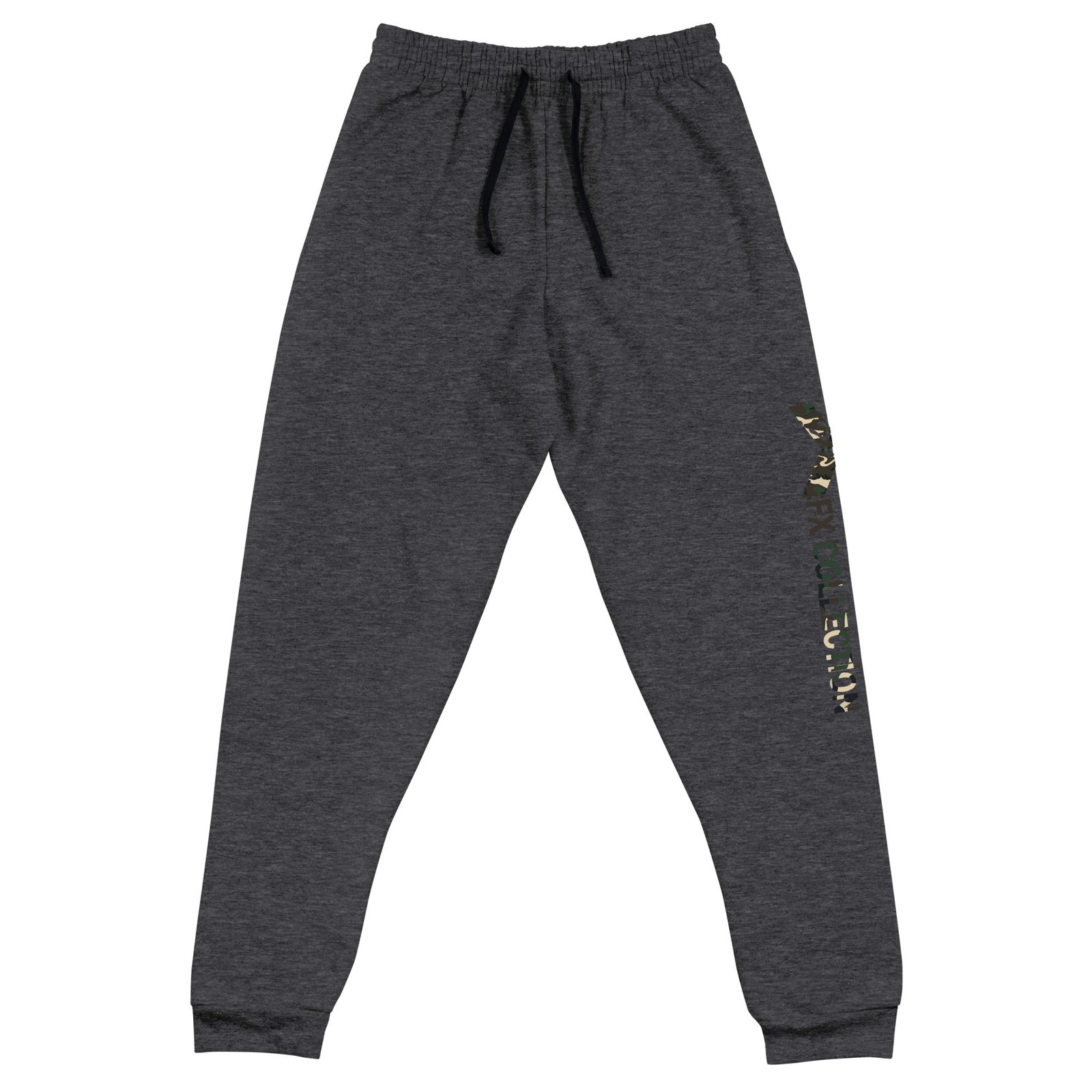 unisex joggers black heather front 6928a4f25c2a0