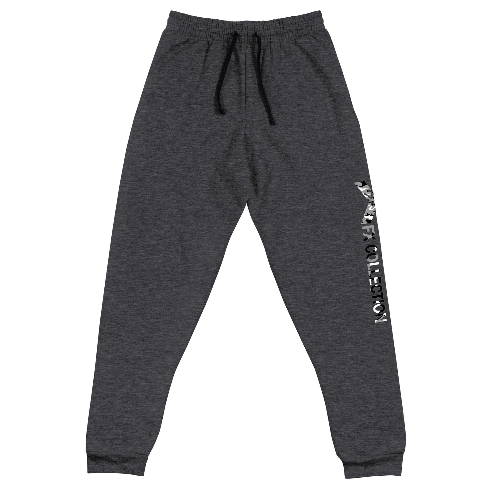 unisex joggers black heather front 6928a6251f9f3