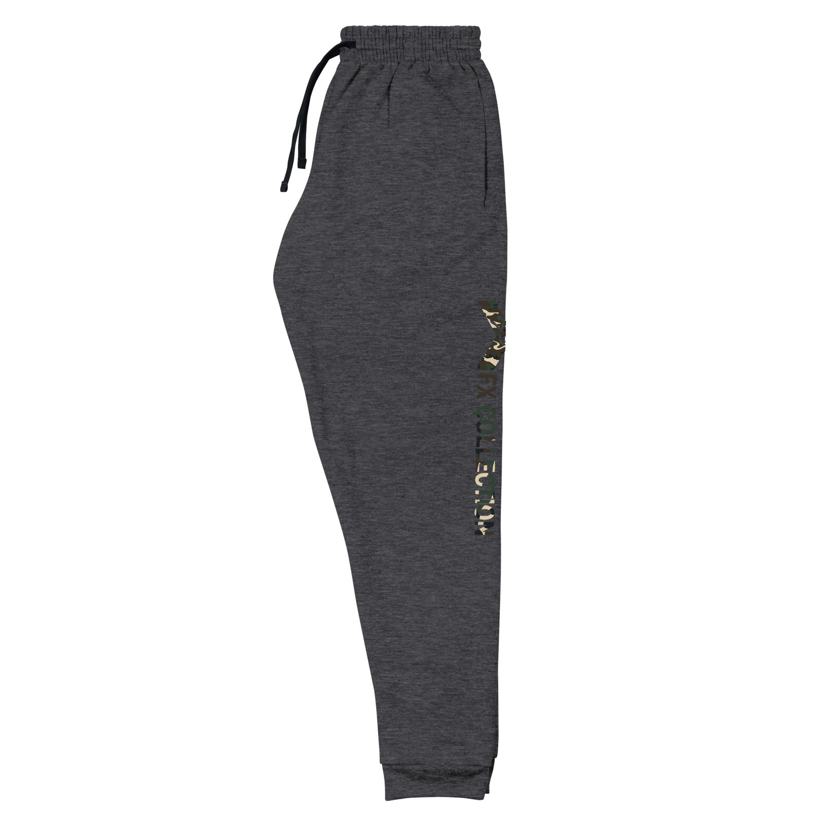 unisex joggers black heather left front 6928a4f25c112