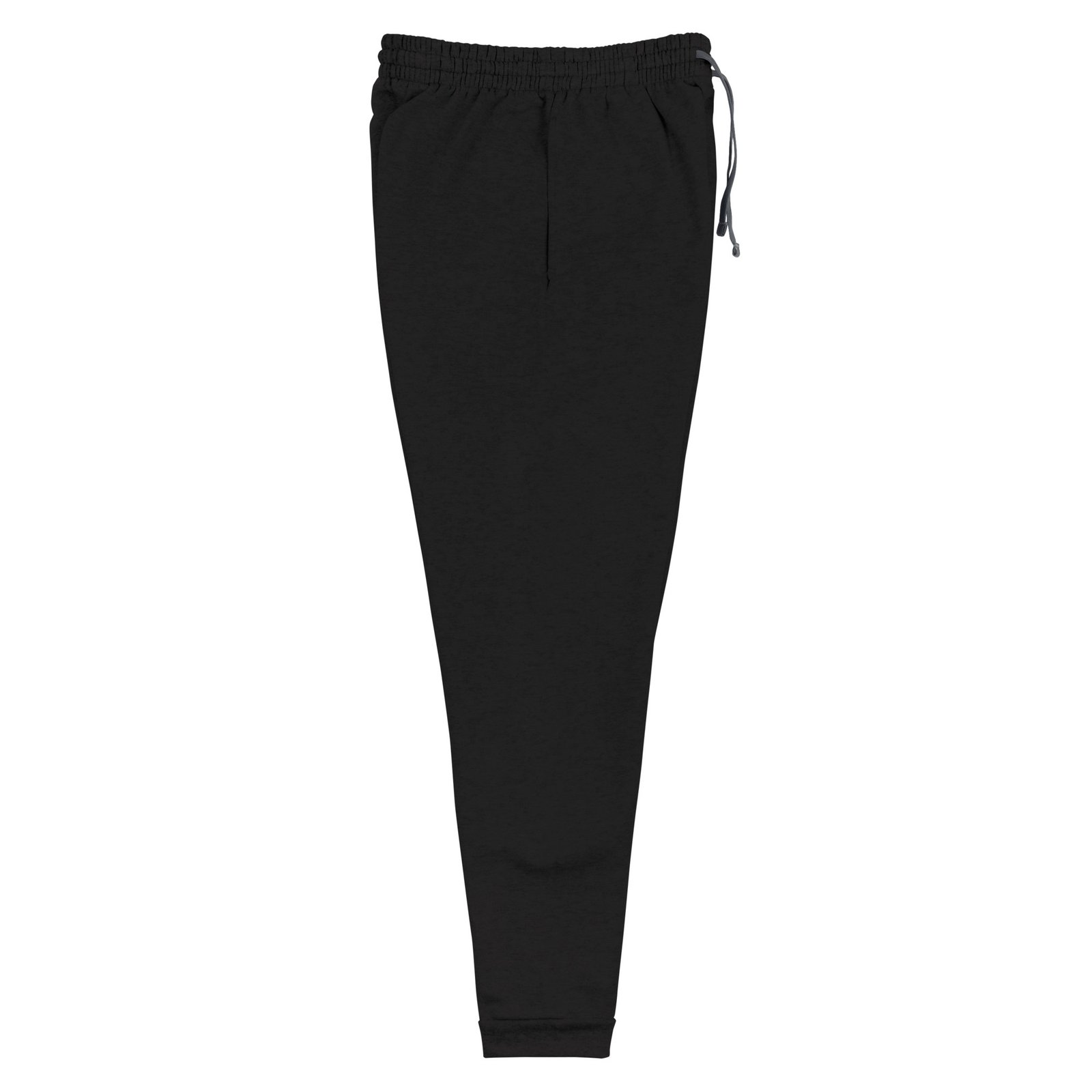 unisex joggers black right leg 690a4f88948da