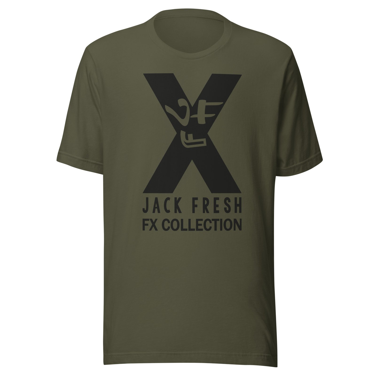 unisex staple t shirt military green front 69288de0c0758