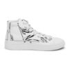 womens high top canvas shoes white left inside 69128fa0566c8