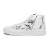 womens high top canvas shoes white right inside 69128fa05694c