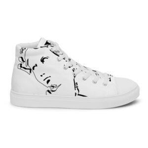 Women’s high top canvas shoes