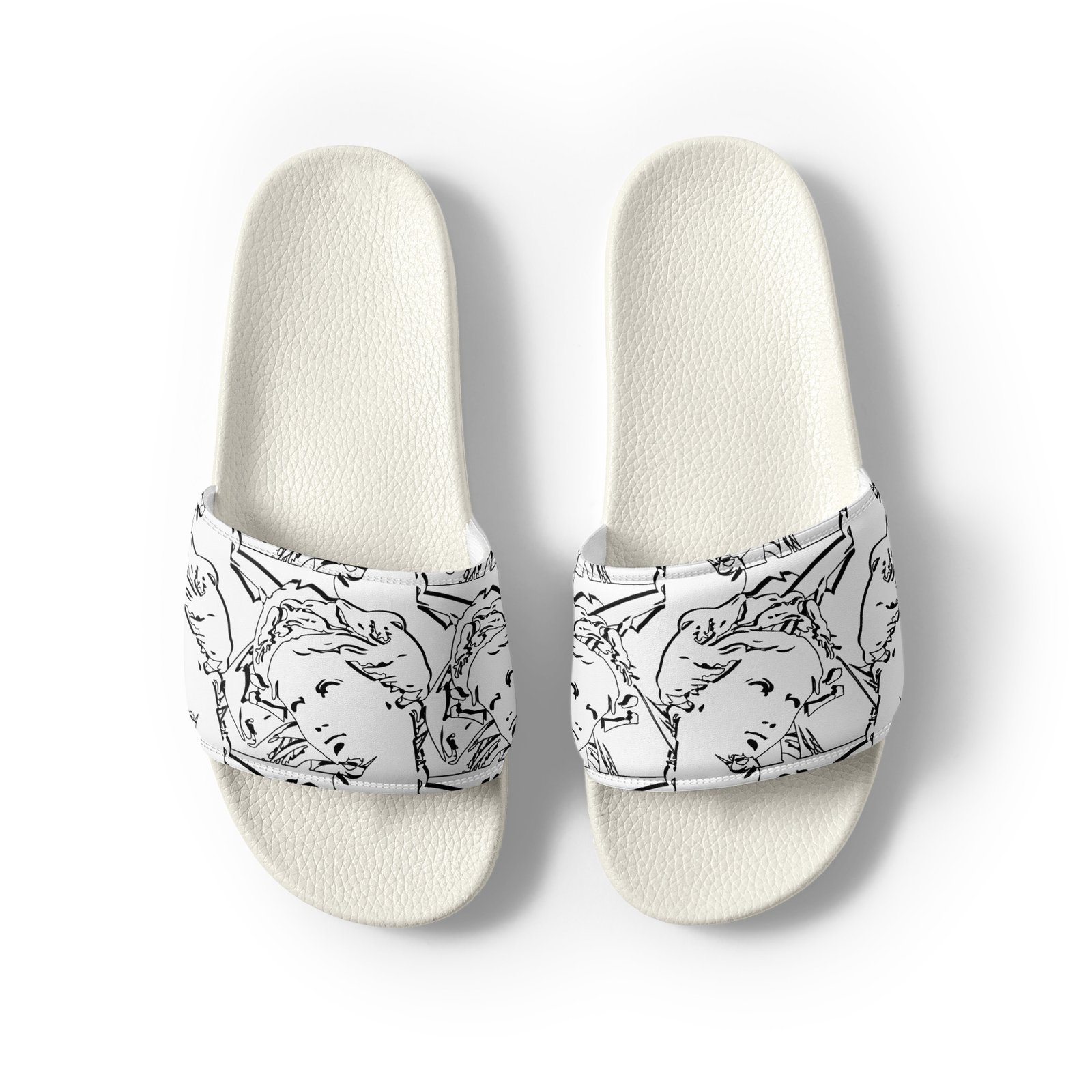 womens slides white front 2 69139eb97c8d9