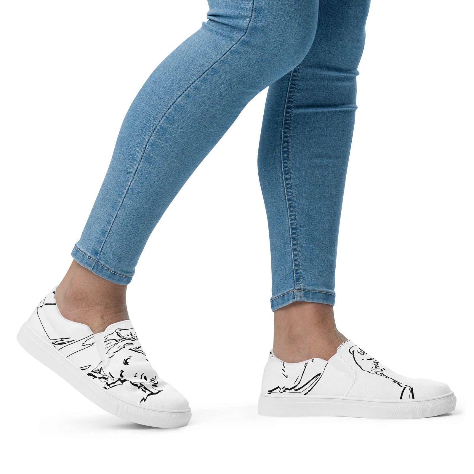 womens slip on canvas shoes white right 69129819f2f25