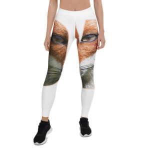 Fox Signature: White Leggings