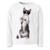 all over print recycled unisex sweatshirt white front 6934d971bceef
