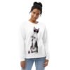 all over print recycled unisex sweatshirt white front 6934d971be7d7