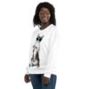 all over print recycled unisex sweatshirt white left front 6934c2eb46c5c
