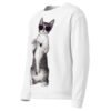 all over print recycled unisex sweatshirt white left front 6934d971bea79