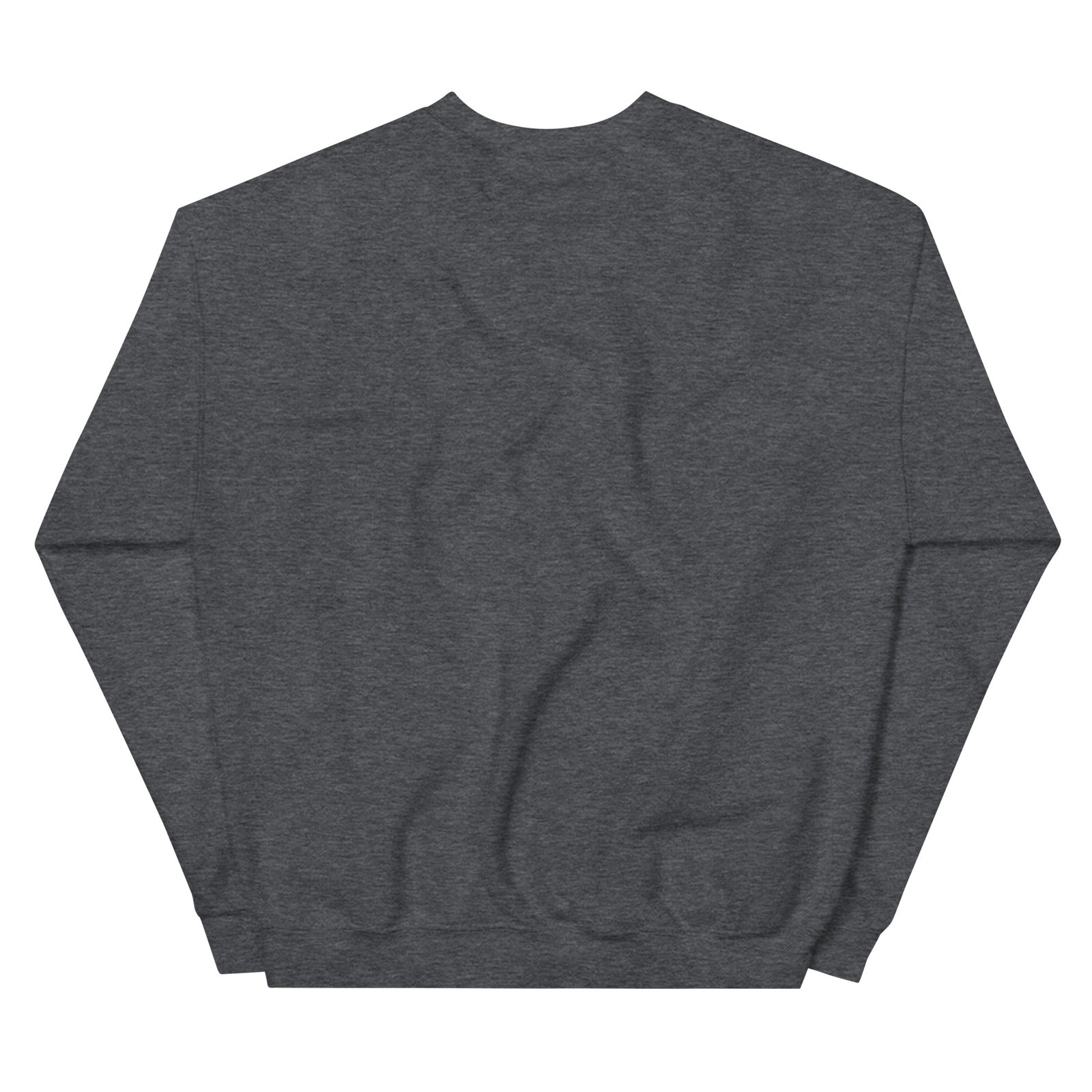 unisex crew neck sweatshirt dark heather back 693c9dc3ee83a