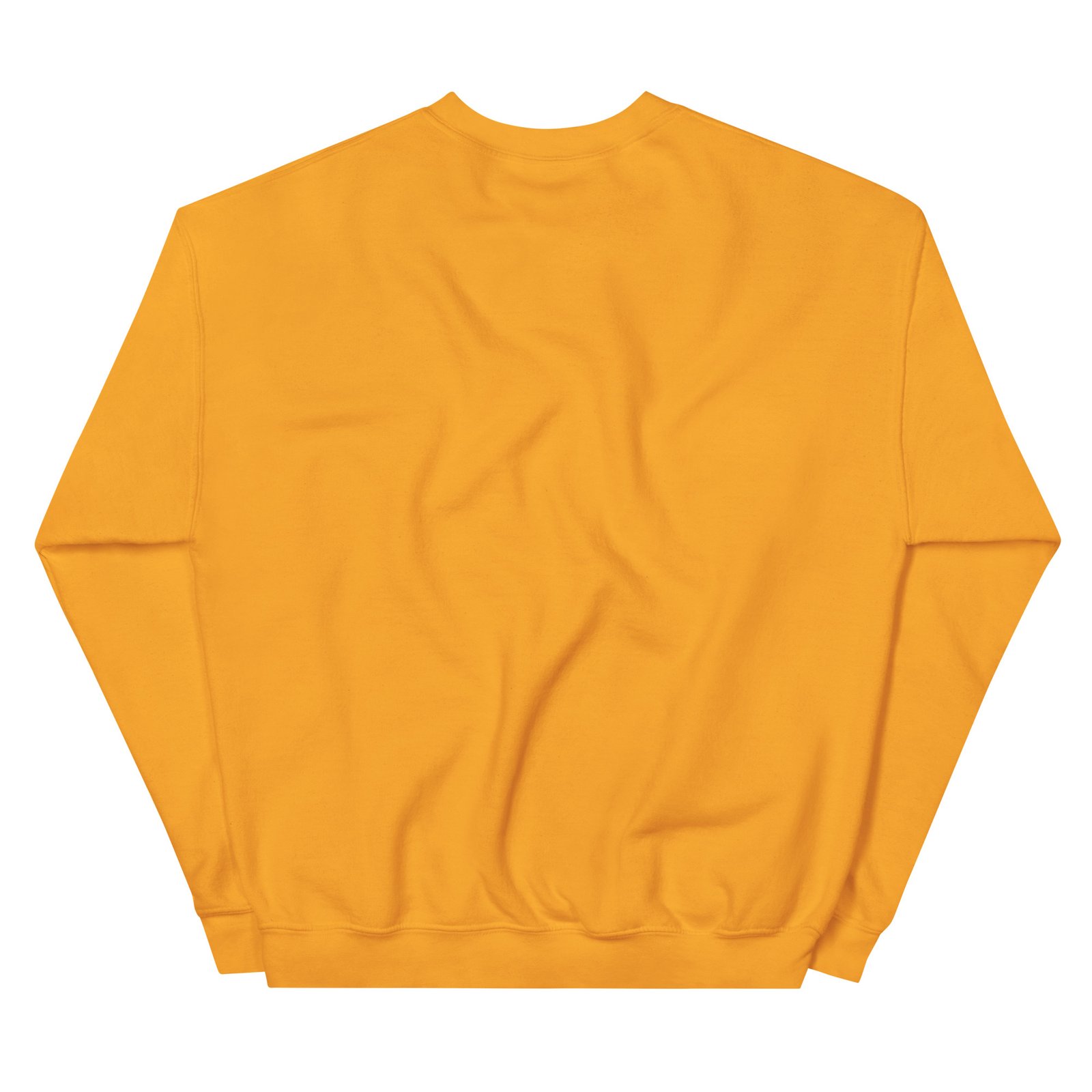 unisex crew neck sweatshirt gold back 693ca1277b16d