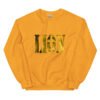 unisex crew neck sweatshirt gold front 693ca12775e9c