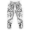 all over print recycled mens joggers white front 695aaf449c4aa