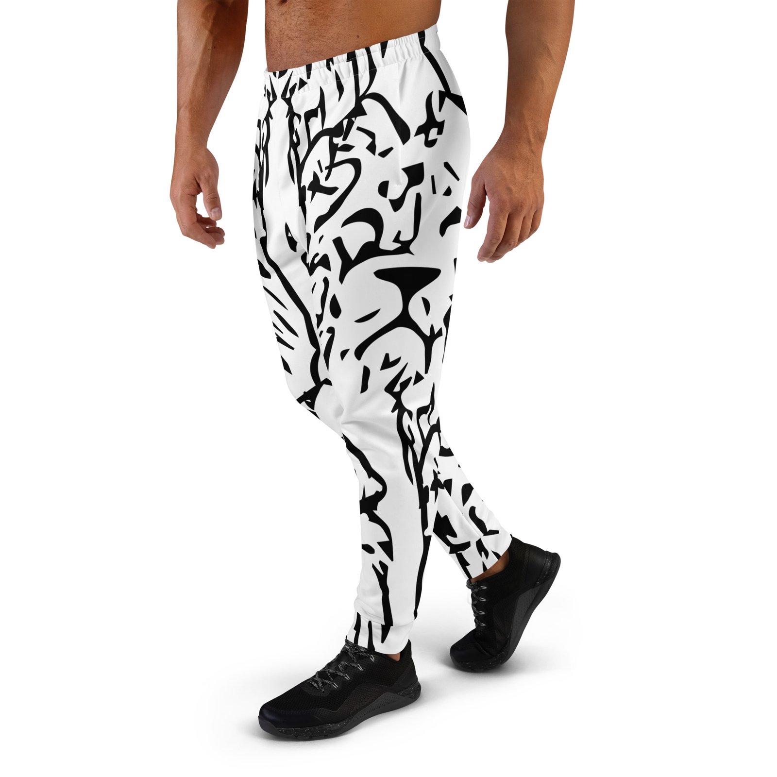 all over print recycled mens joggers white left 695aaf449c9c2