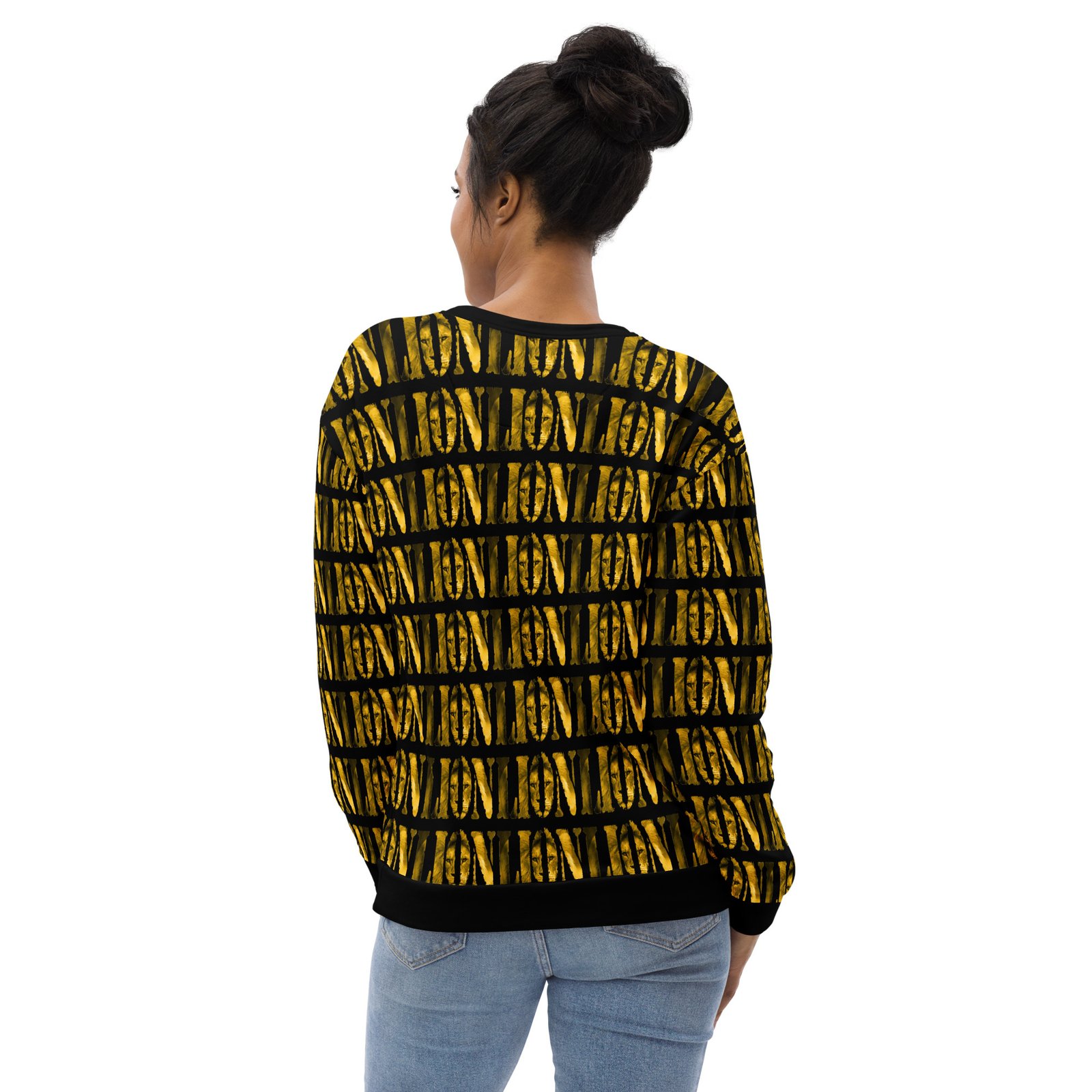 all over print recycled unisex sweatshirt white back 6959e8e713bf9