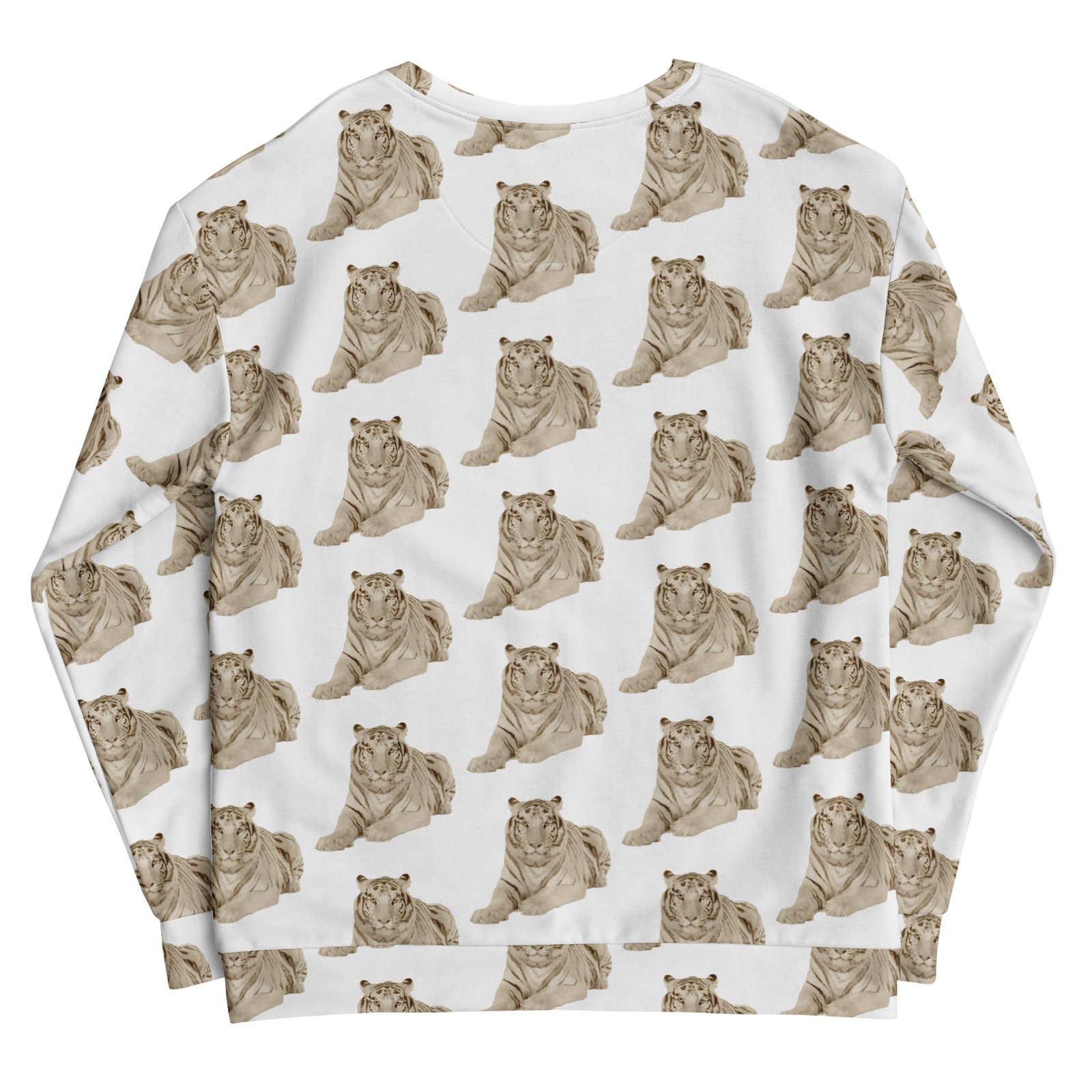 all over print recycled unisex sweatshirt white back 6959ea421834e