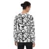 all over print recycled unisex sweatshirt white back 695aadab56835