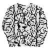 all over print recycled unisex sweatshirt white front 695aadab54a26