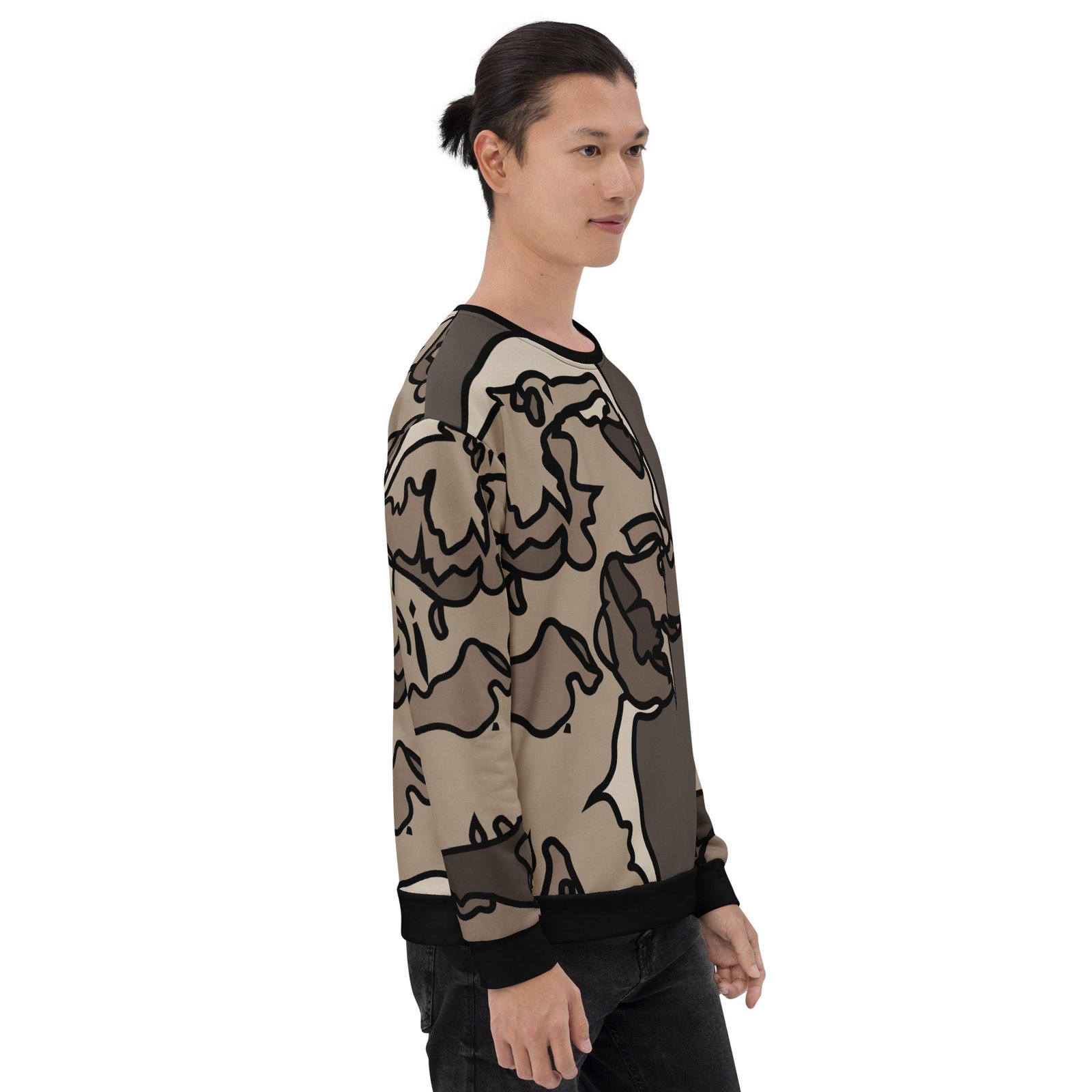 all over print recycled unisex sweatshirt white right front 695aa25df0102