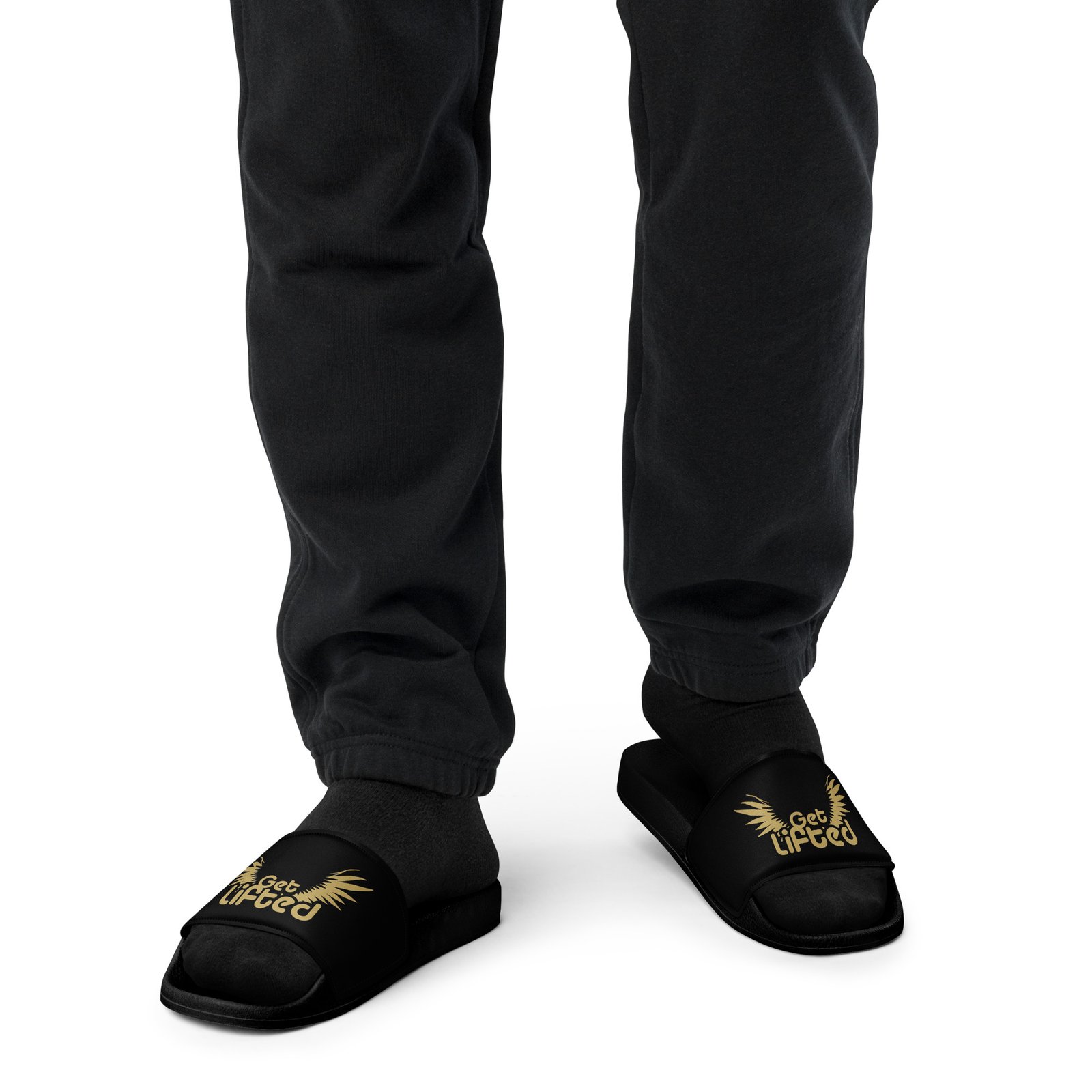 mens slides black front 695c354d1fbb8