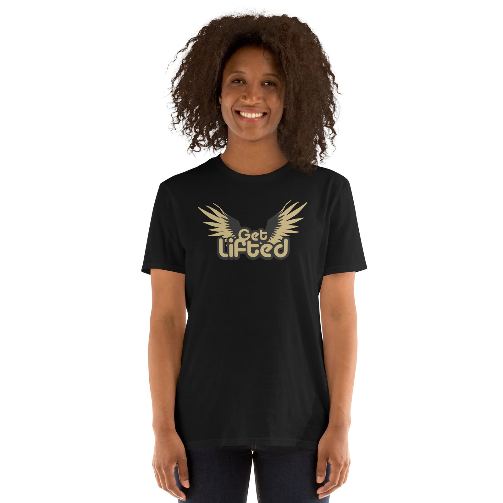 unisex basic softstyle t shirt black front 695c27f26d3a8