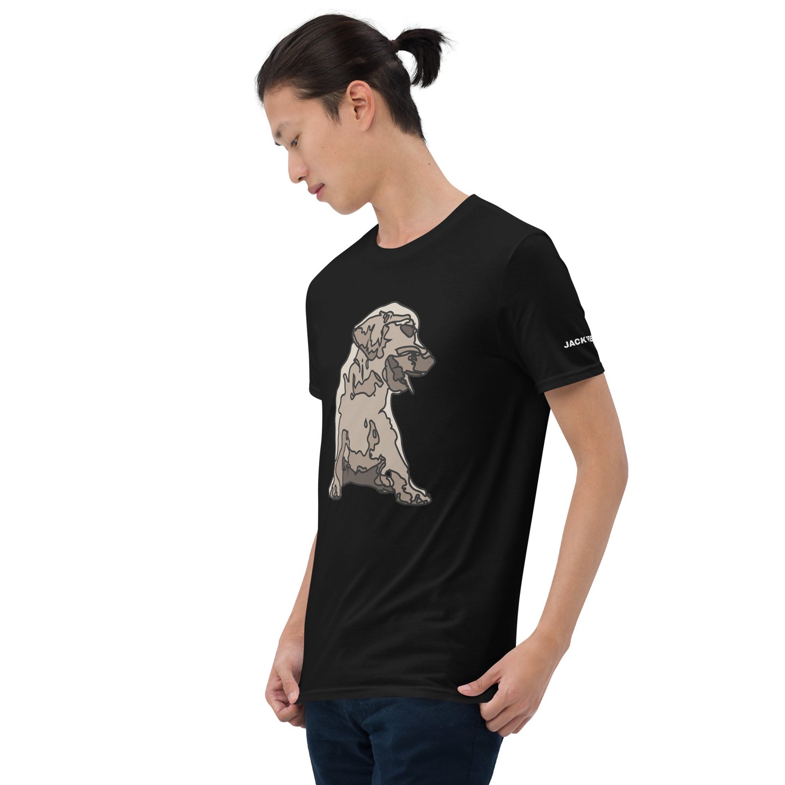 unisex basic softstyle t shirt black left front 695aaa518cd1e