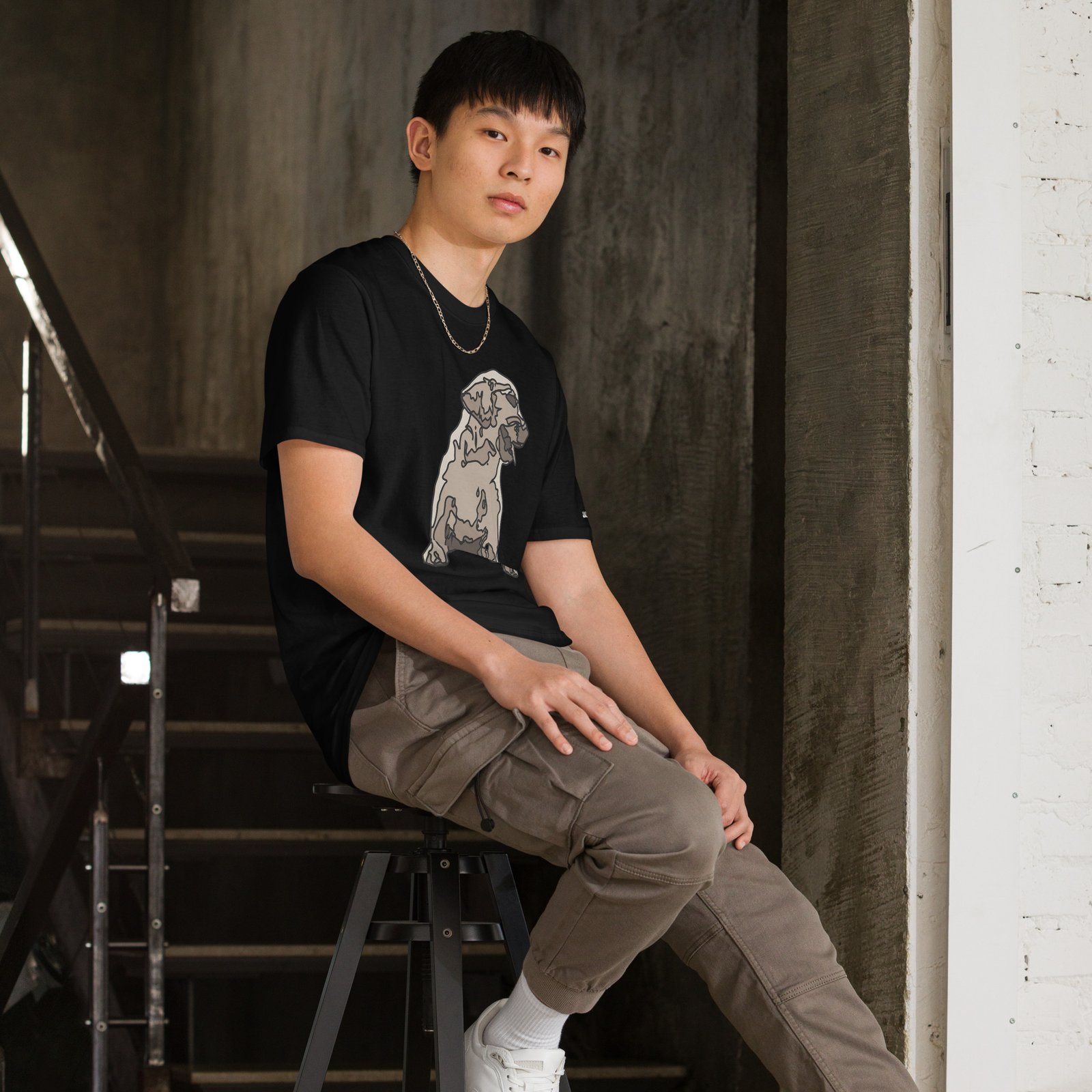unisex basic softstyle t shirt black right front 695aaa518eb08