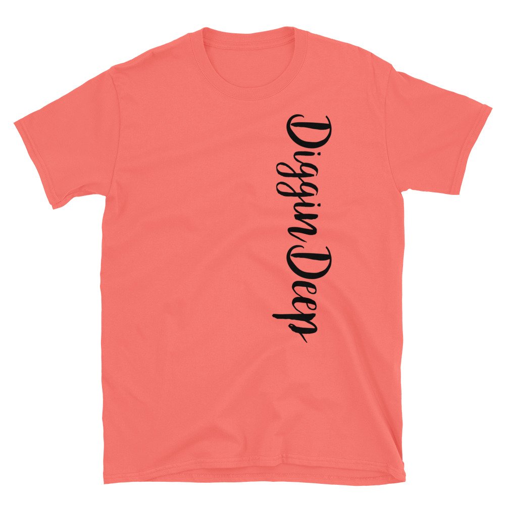 unisex basic softstyle t shirt coral silk front 695c8f7eef453