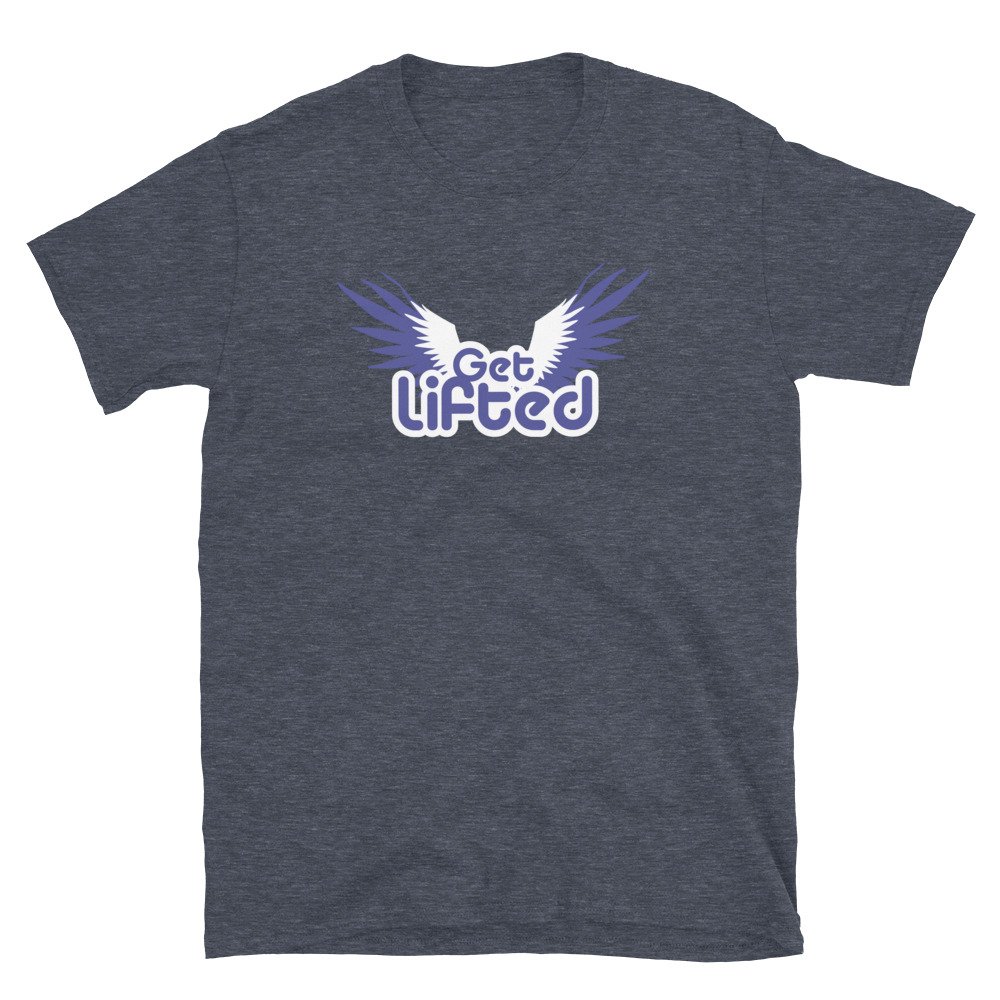 unisex basic softstyle t shirt heather navy front 695c1fda43c73