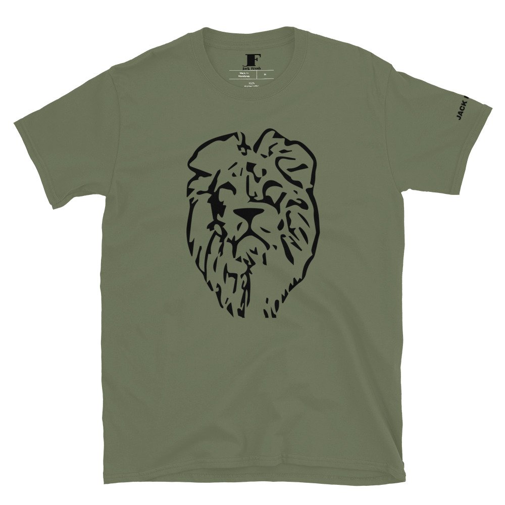 unisex basic softstyle t shirt military green front 695a9d9d4cb98