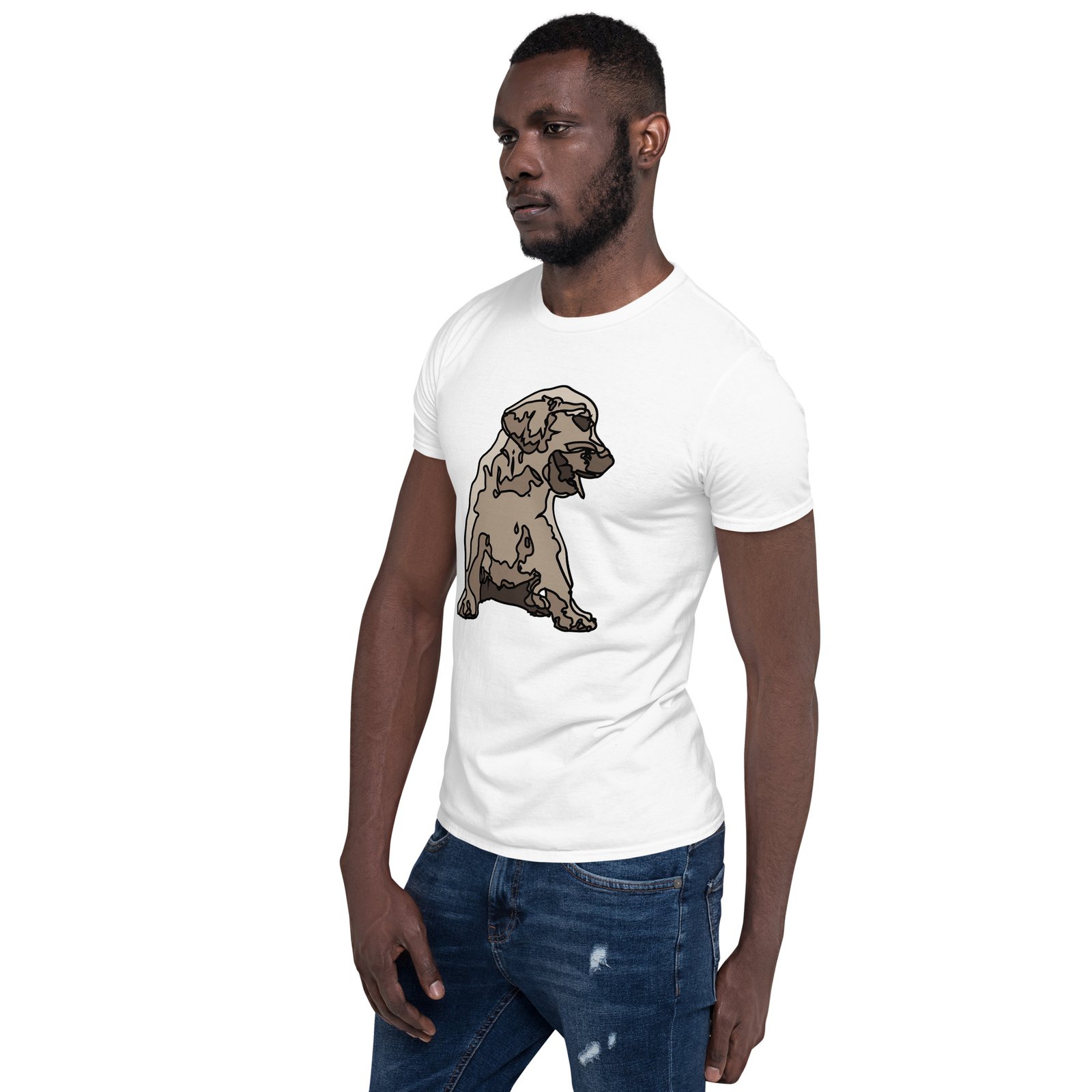 unisex basic softstyle t shirt white left front 695aaa51cb327
