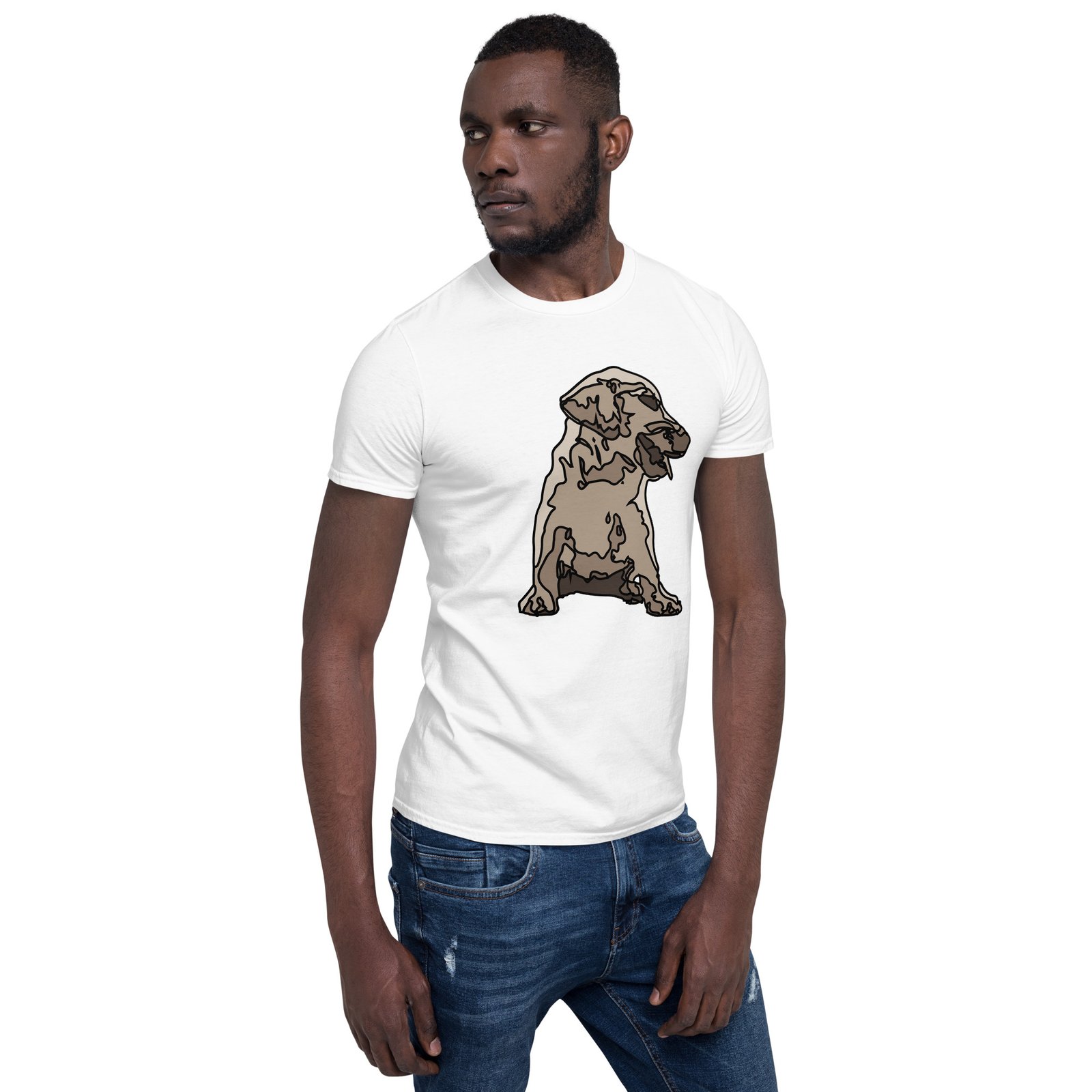 unisex basic softstyle t shirt white right front 695aaa51c2d89